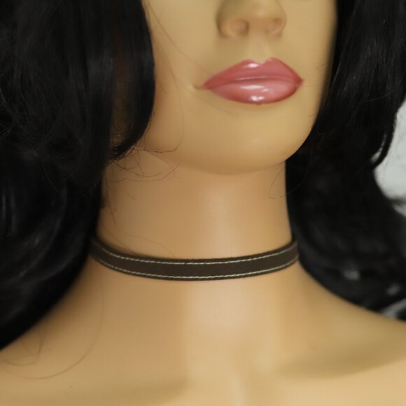 Brown Choker Adjustable Garment Lace Chokers  (#14) - Picture 7 of 9
